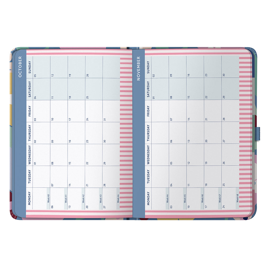 Busy B 2025-2026 Mid-Year Diaries - A5 To Do Diary - Floral