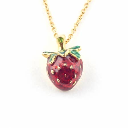 Bill Skinner Necklace - Summer Strawberry Pendant