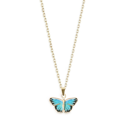 Bill Skinner Pendant - Blue Butterfly