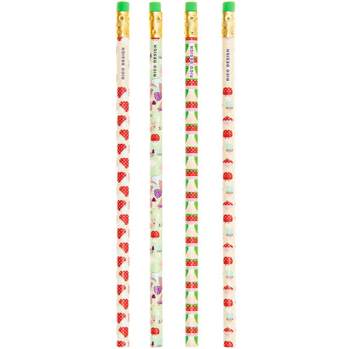 Paper Poetry Pencil Set - Mushrooms