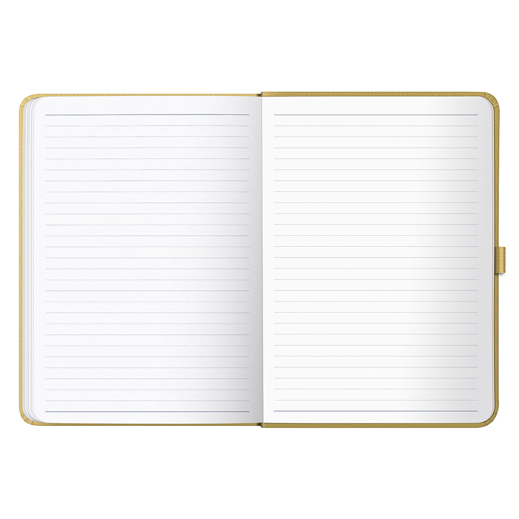 Busy B 2025-2026 Mid-Year Diaries - Dual Schedule Day a Page Diary - Yellow