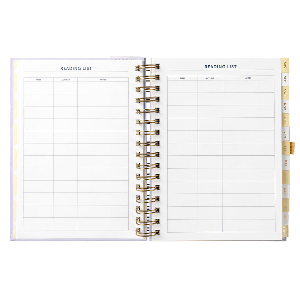 Busy B 2025-2026 Mid-Year Diaries - Academic Planner - Lavender