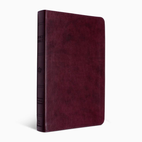 ESV - Thinline Large Print Bible - Mahogany