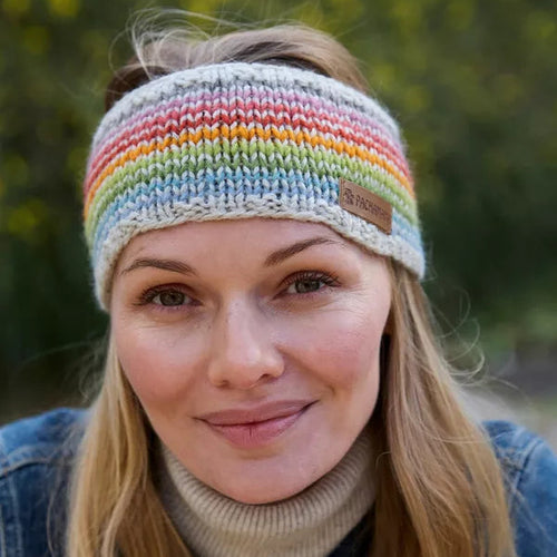 Pachamama Knitted Headband - Merino Hoxton Stripe