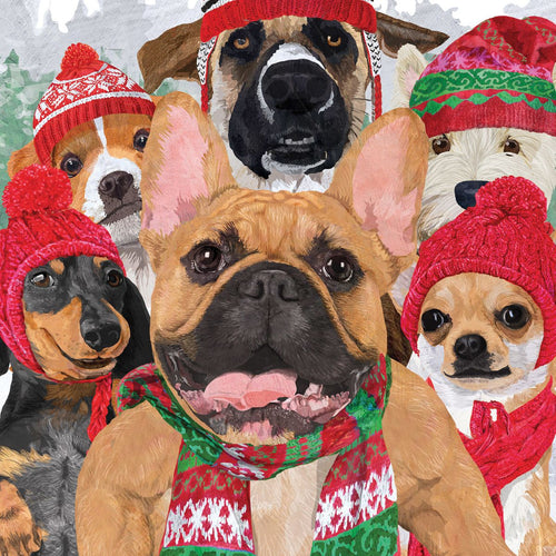 Christmas Napkins - Dogs