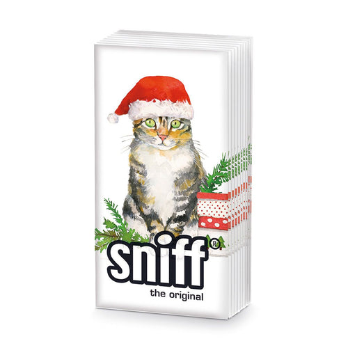 Christmas Tissues - Christmas Kitty
