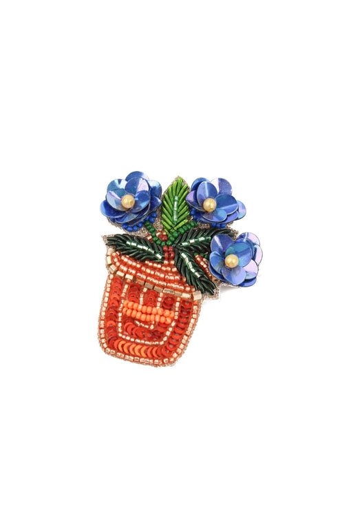 My Doris Brooch - Flower Pot