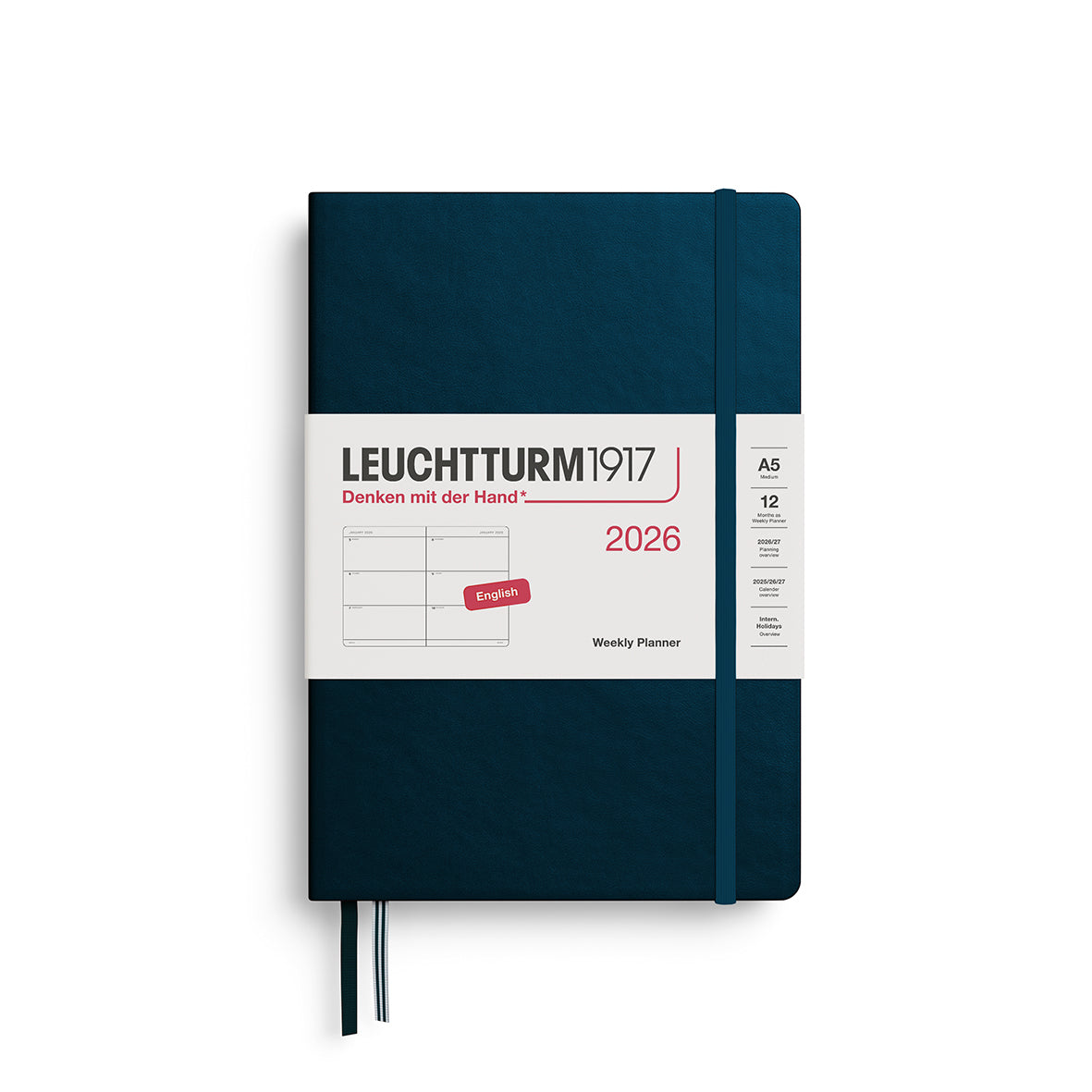 Leuchtturm1917 2026 Diary - Weekly Planner A5