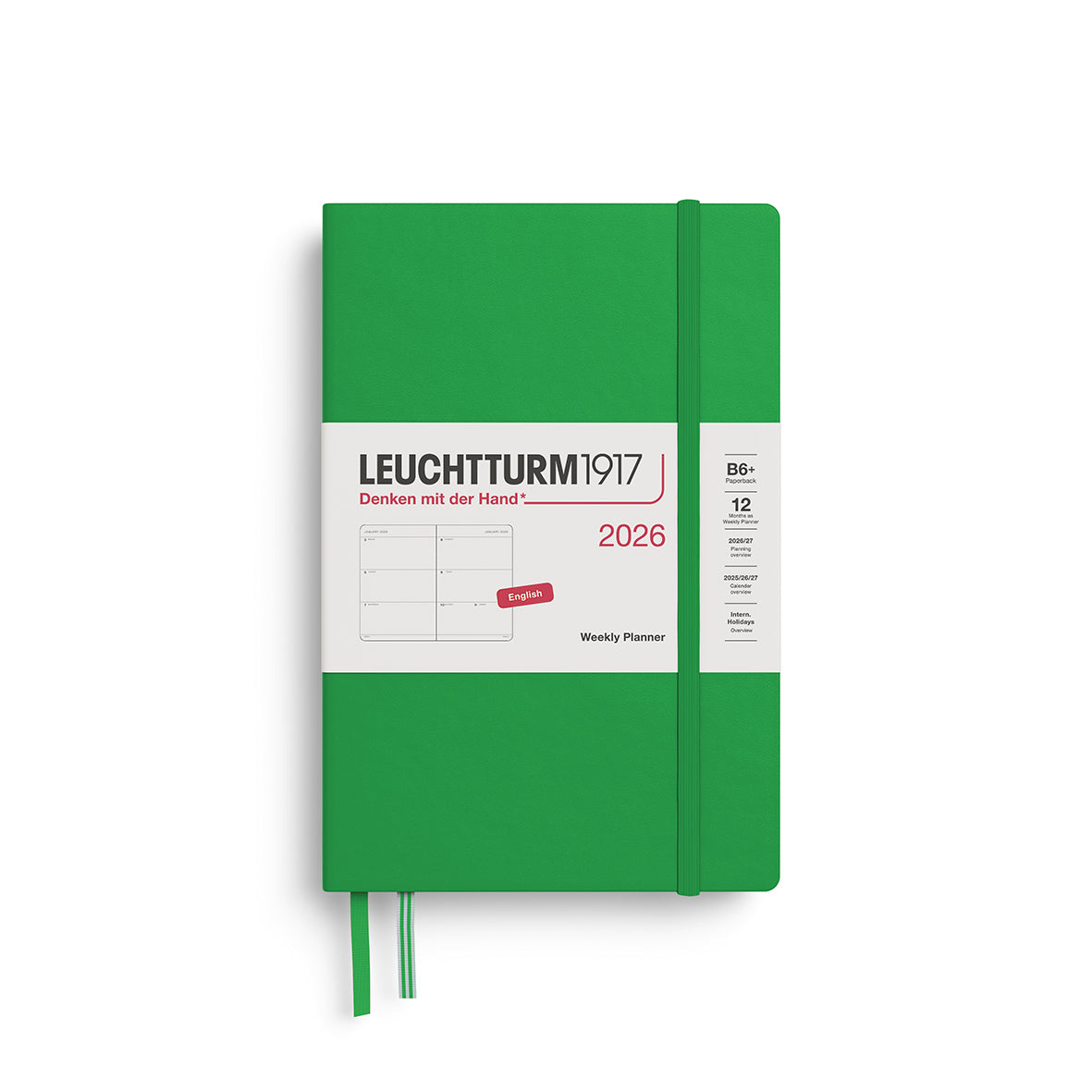 Leuchtturm1917 2026 Diary - Weekly Planner B6+