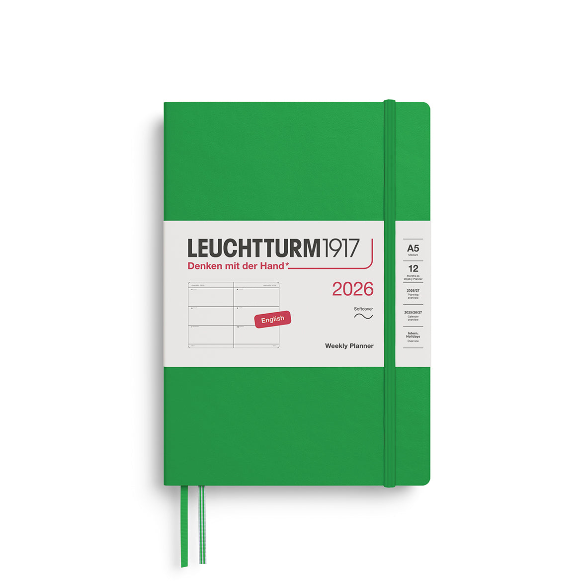 Leuchtturm1917 2026 Diary - Weekly Planner A5
