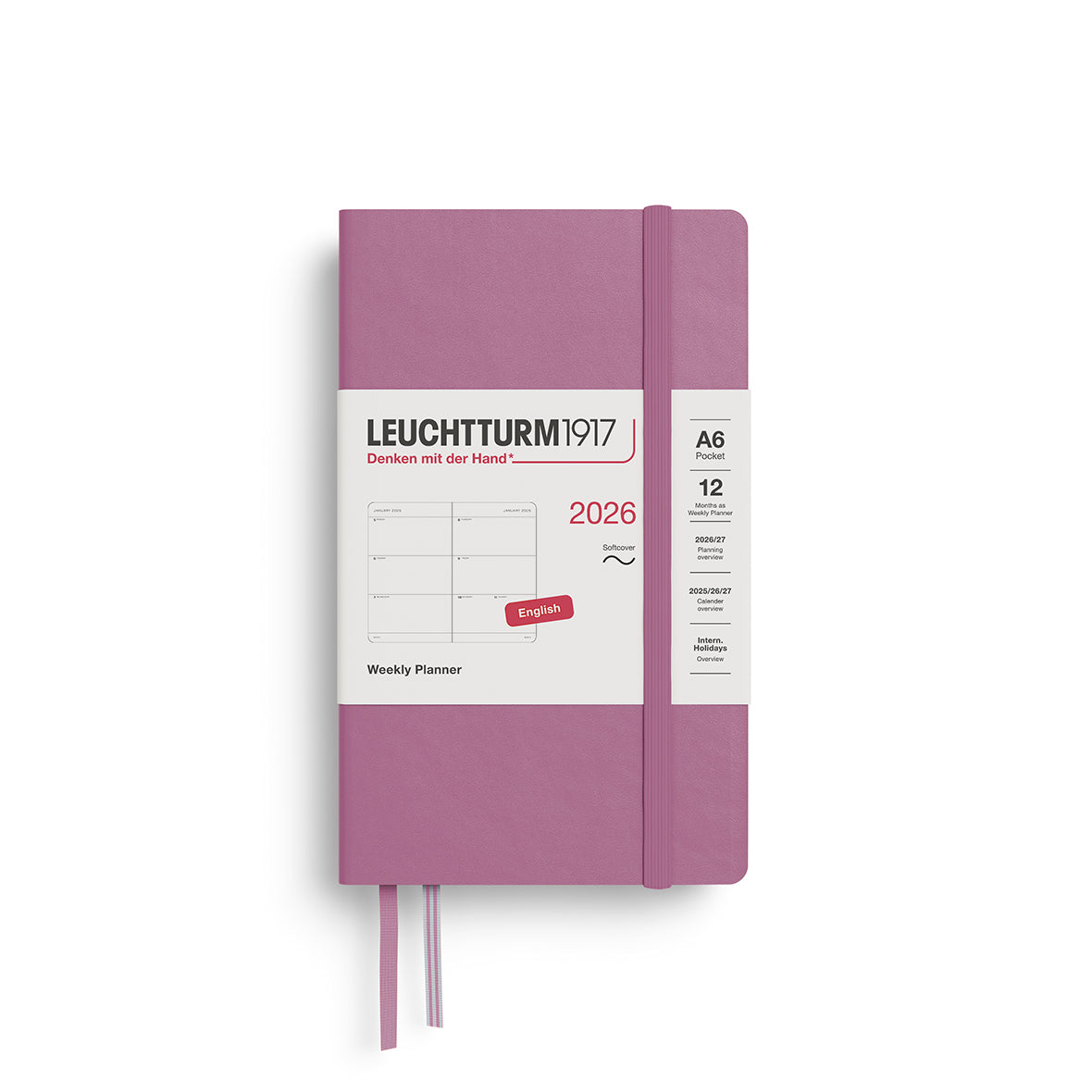 Leuchtturm1917 2026 Diary - Weekly Planner A6
