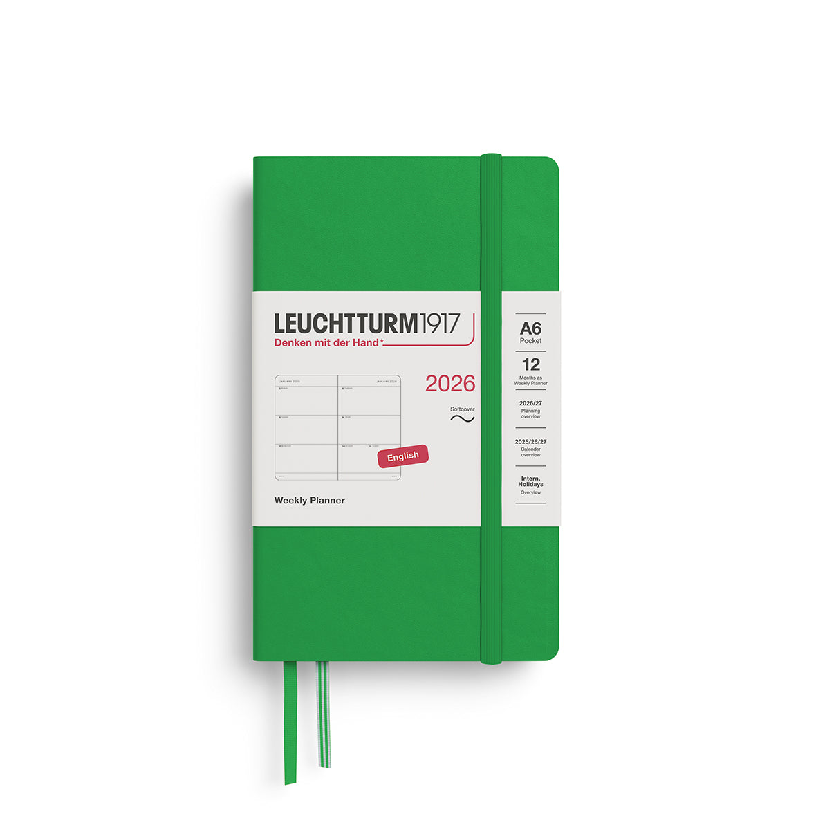 Leuchtturm1917 2026 Diary - Weekly Planner A6