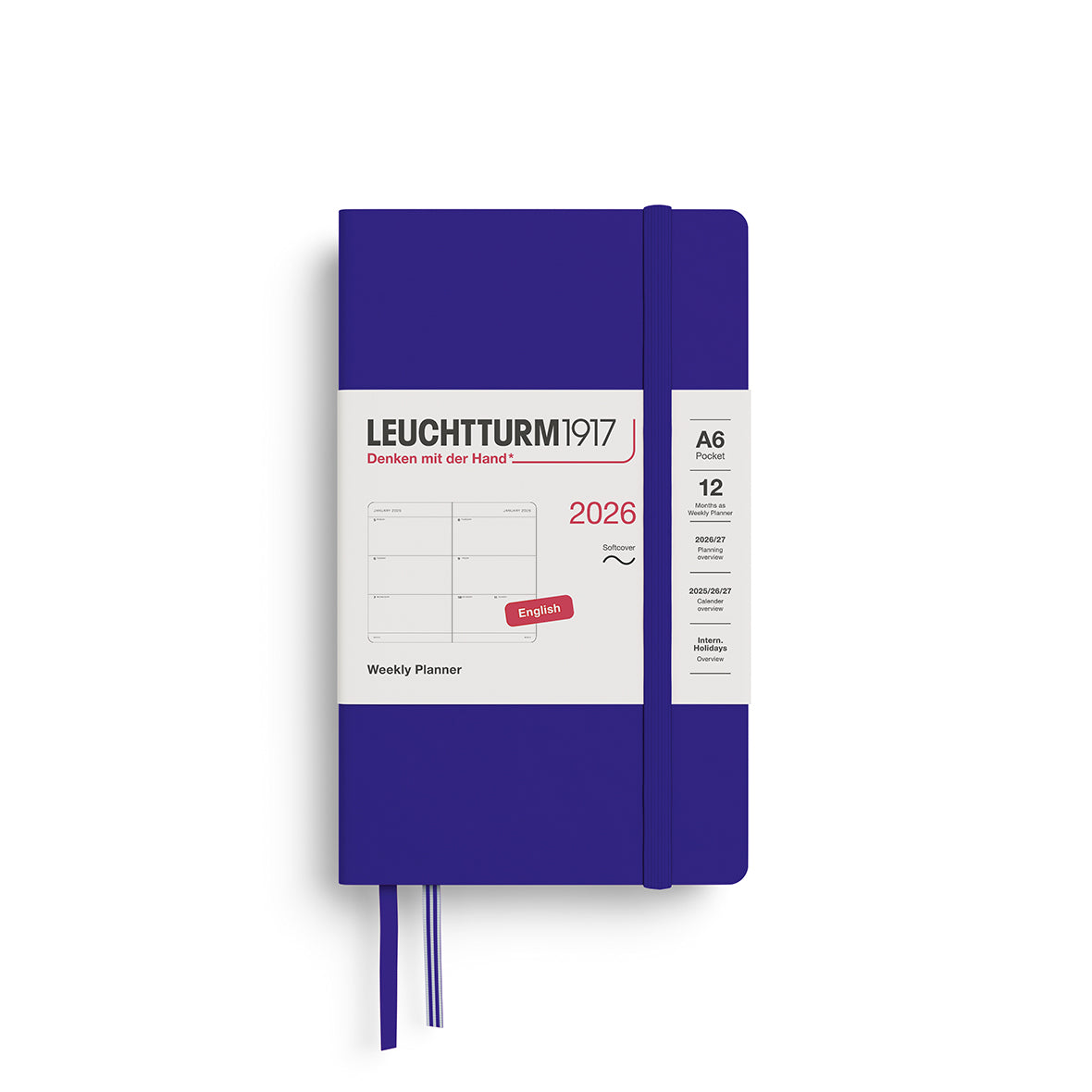 Leuchtturm1917 2026 Diary - Weekly Planner A6