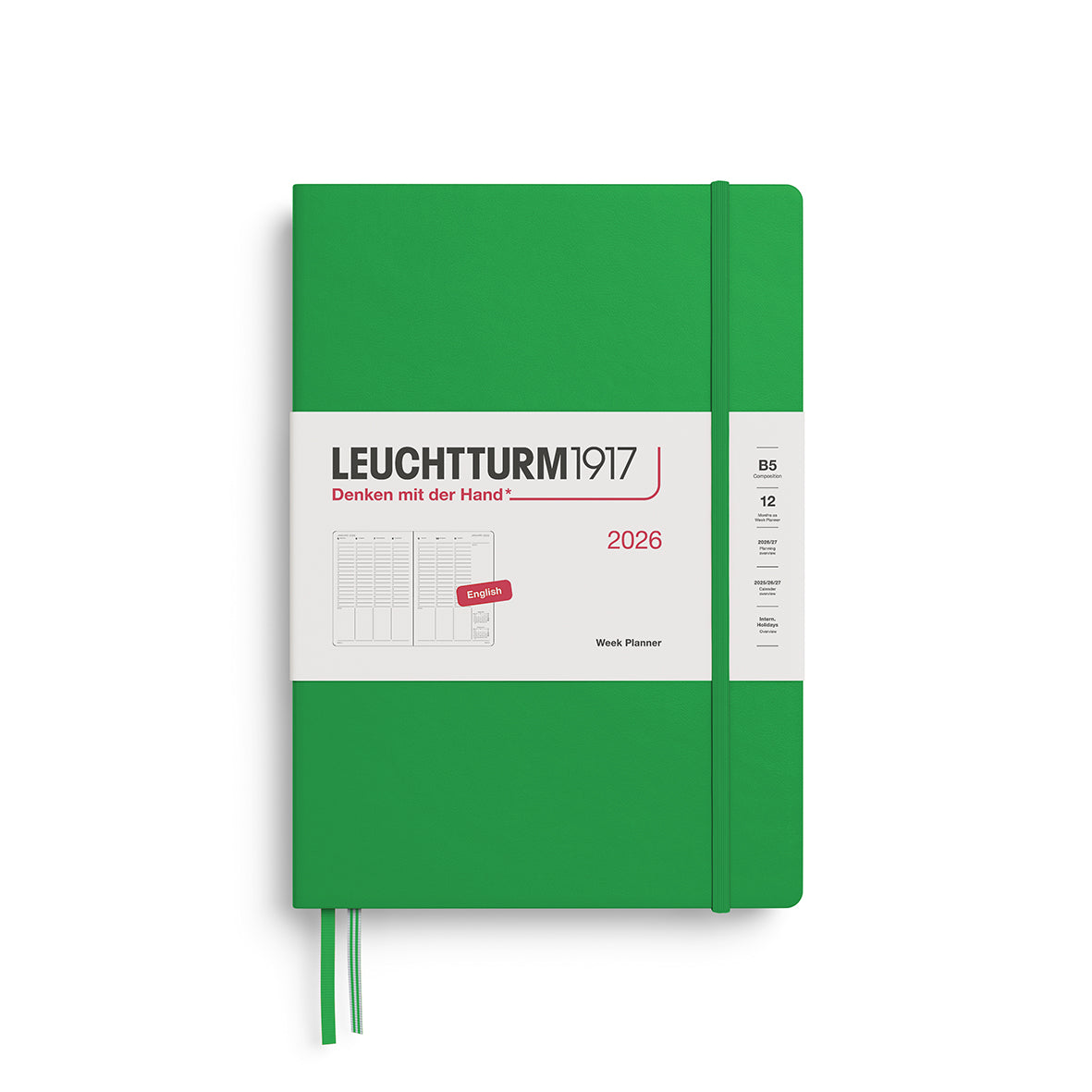 Leuchtturm1917 2026 Diary - Week Planner B5