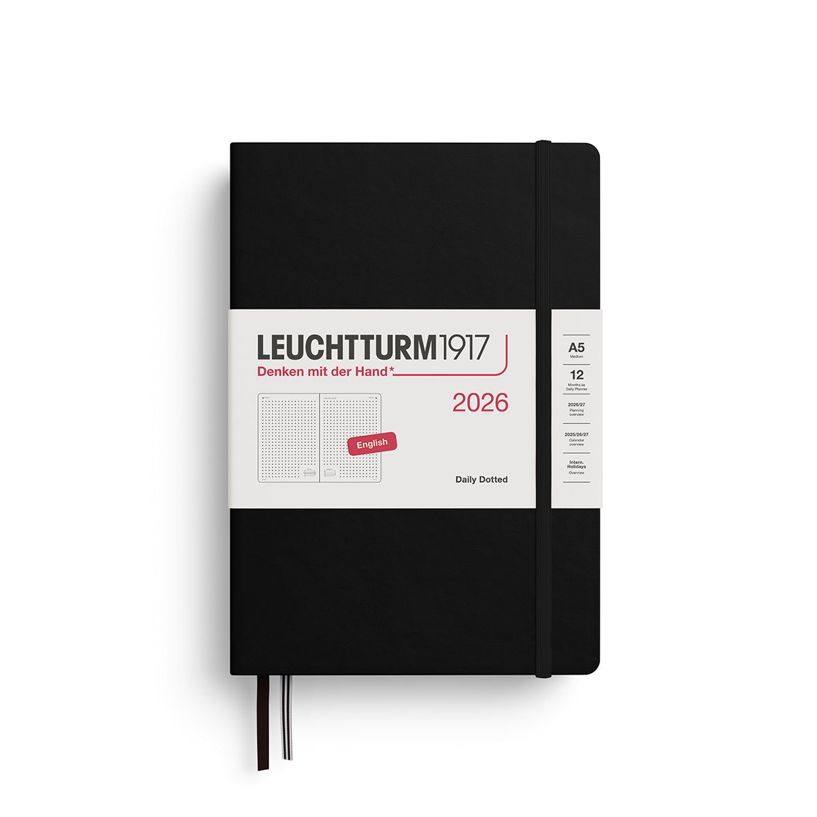 Leuchtturm1917 2026 Diary - Daily Planner A5 Dotted