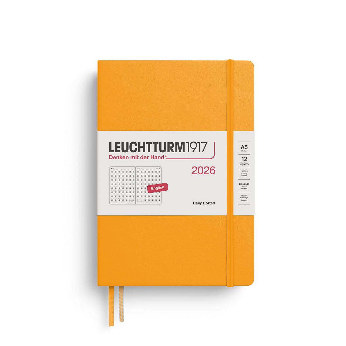 Leuchtturm1917 2026 Diary - Daily Planner A5 Dotted