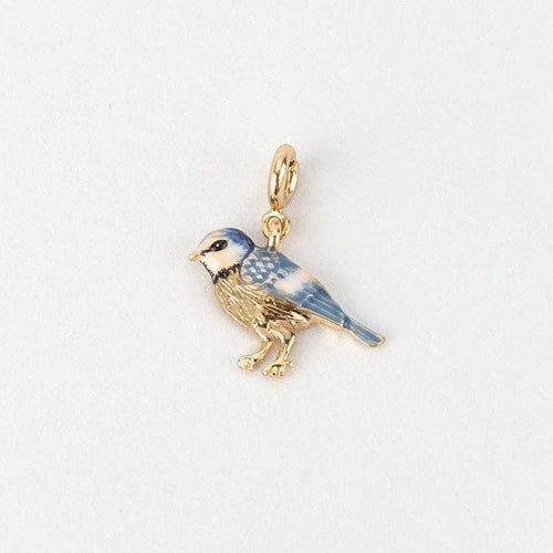 Fable Jewellery - Enamel Blue Tit Charm