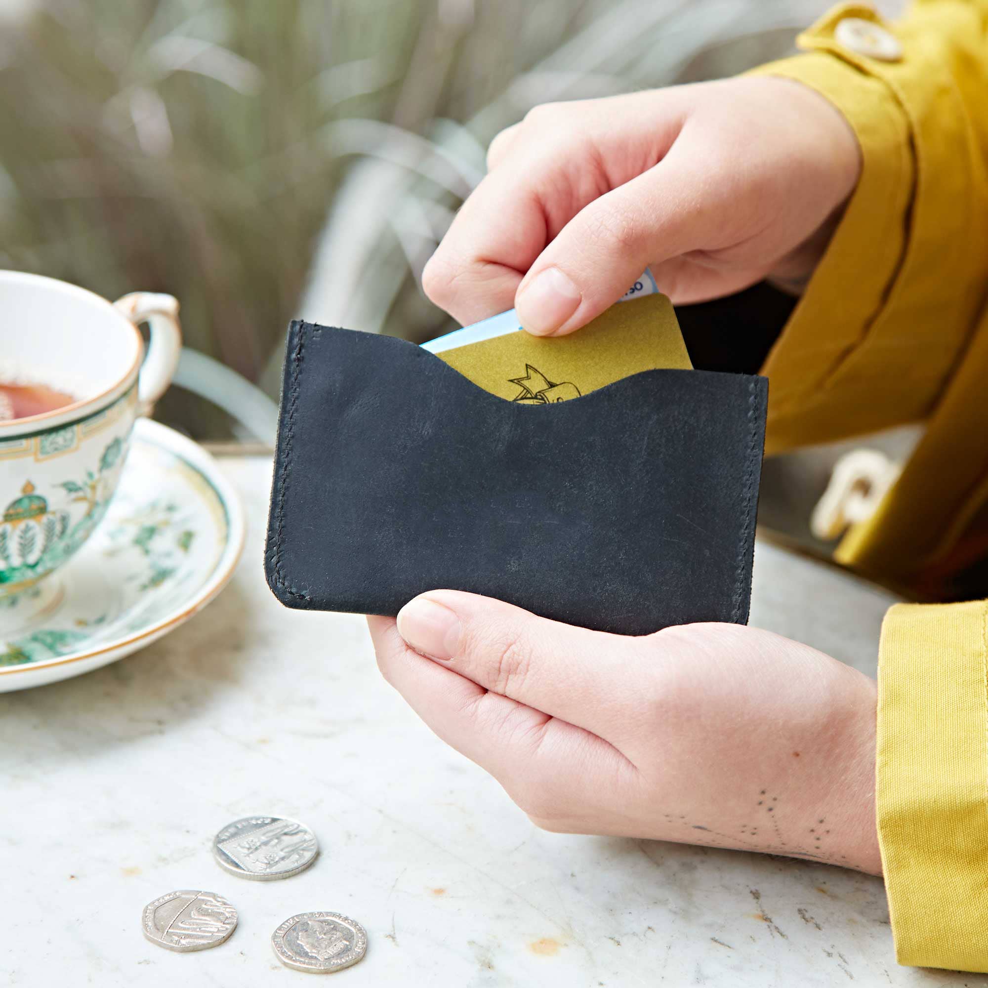 Paper High - Buffalo Leather Slim Credit Card Holder