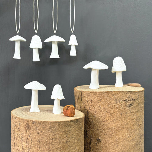 East of India - Porcelain Hanging Mushroom