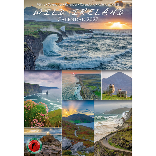 Real Ireland Slim Calendar 2027 - Wild Ireland