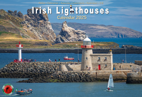 Real Ireland A4 Calendar 2025 - Irish Lighthouses
