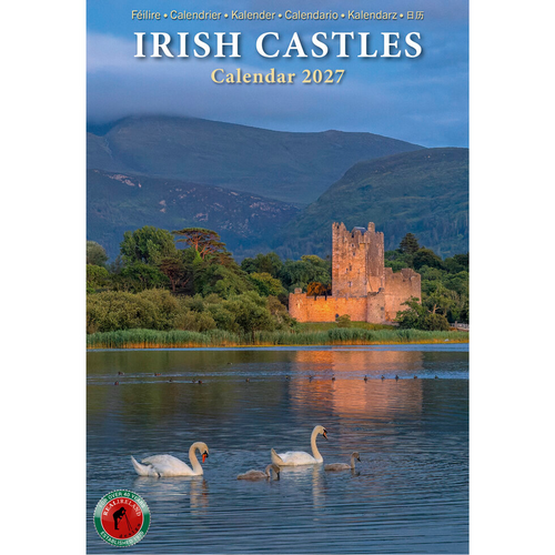 Real Ireland Slim Calendar 2027 - Irish Castles