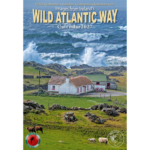 Real Ireland Slim Calendar 2027 - Wild Atlantic Way