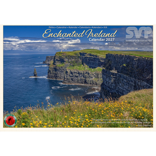 Real Ireland A4 Calendar 2027 - Enchanted Ireland - SVP