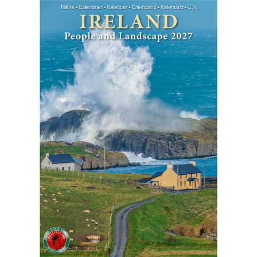 Real Ireland Slim Calendar 2027 - People and Landscape