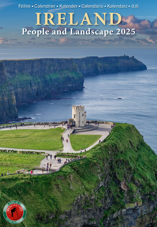 Real Ireland Slim Calendar 2025 - People and Landscape