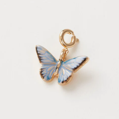 Fable Jewellery - Enamel Blue Butterfly Charm