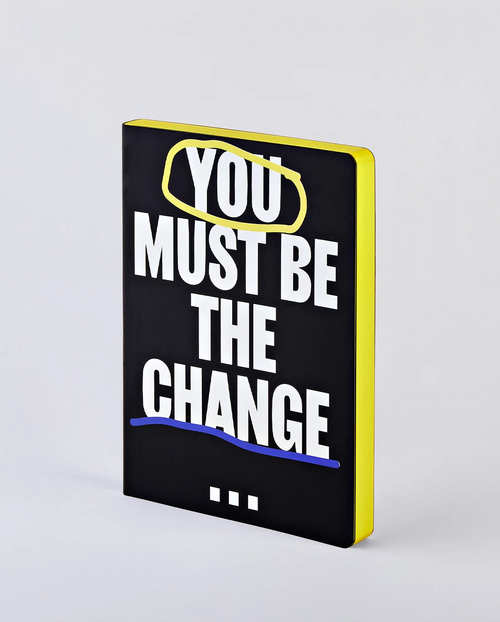 Nuuna Notebook L Graphic - You Must Be The Change