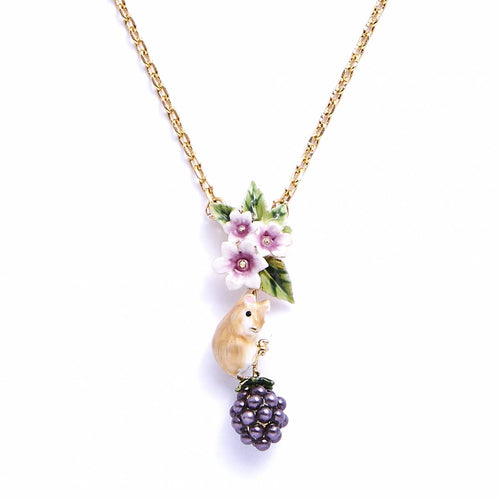 Bill Skinner Necklace - Blackberry & Mouse Pendant