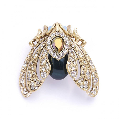 Bill Skinner Brooch - Moth Bejewelled
