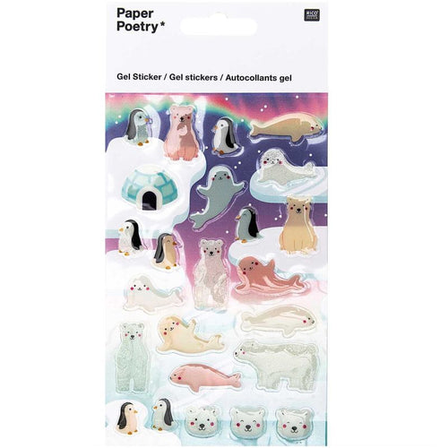 Paper Poetry Stickers - Polar Bears & Seals