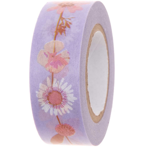 Paper Poetry Washi Tape - Flower Tendril in Lilac