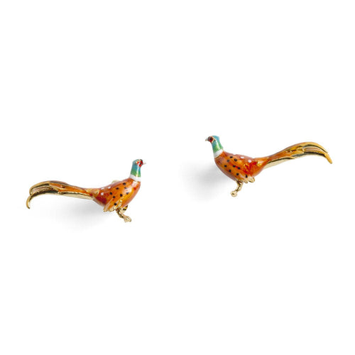Bill Skinner Earrings - Pheasant Studs