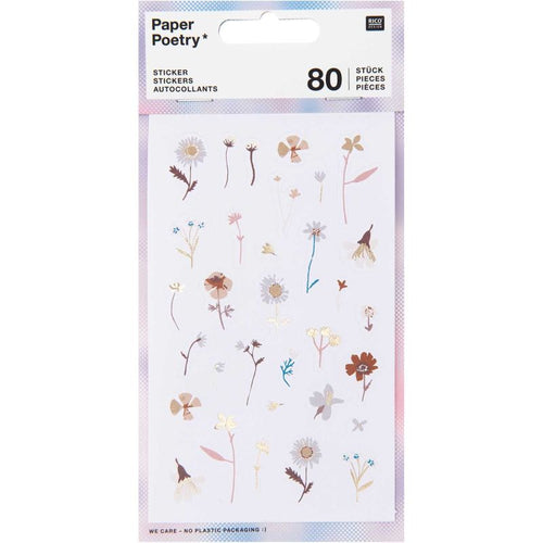 Paper Poetry Stickers - Earth Tones Plants