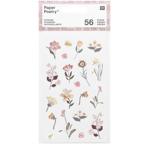 Paper Poetry Stickers - Mauve Nature Matters