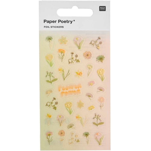 Paper Poetry Stickers - Futschikato Flower Power