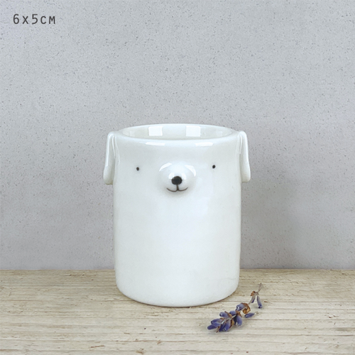 East of India - Porcelain Pot - Dog