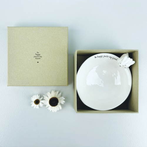 East of India - Porcelain Bowl Medium - Rabbits