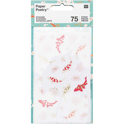 Paper Poetry Stickers - Jardin Japonais Kois