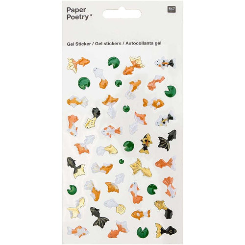 Paper Poetry Stickers - Jardin Japonais Kois & Lotus