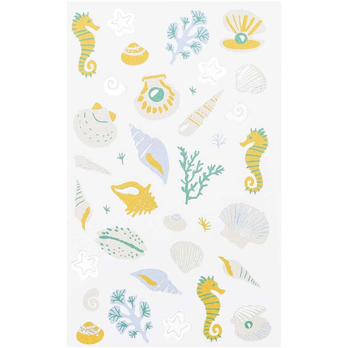 Paper Poetry Stickers - Mermaid Shells