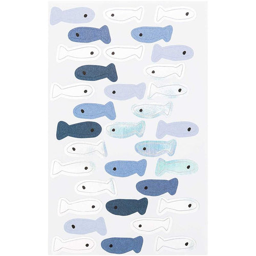 Paper Poetry Stickers - Fish