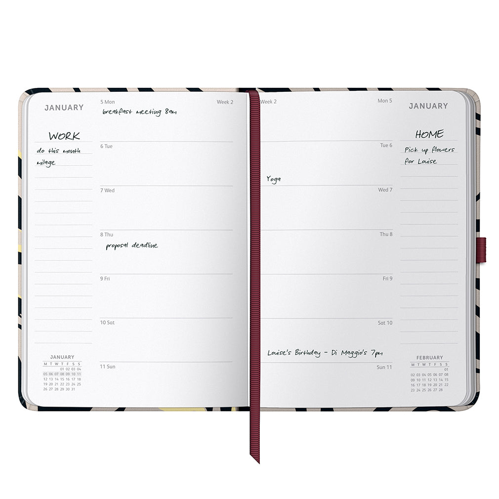 Busy B 2026 Diary - Busy Life Fabric Marble