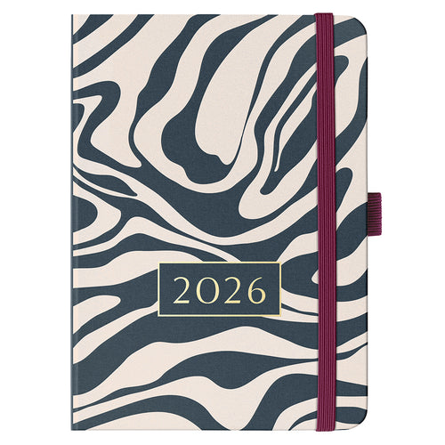 Busy B 2026 Diary - To Do A6 - Marble Fabric
