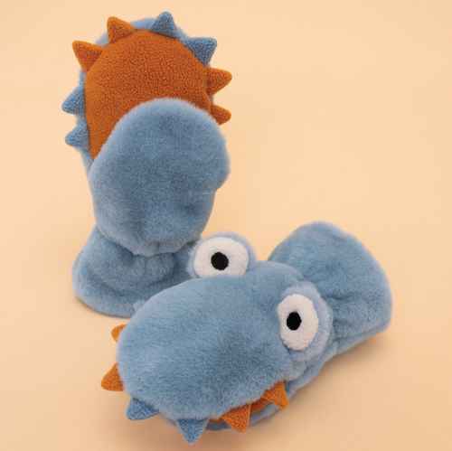 Powder Kids Fluffy Mittens - Goofy Monster