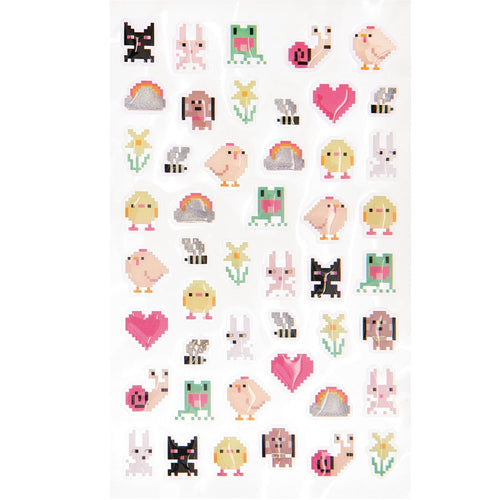 Paper Poetry Stickers - Gel Pixel